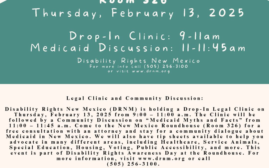 Drop-In Legal Clinic